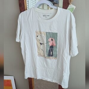 Uniqlo White Crew Neck UT T-Shirt